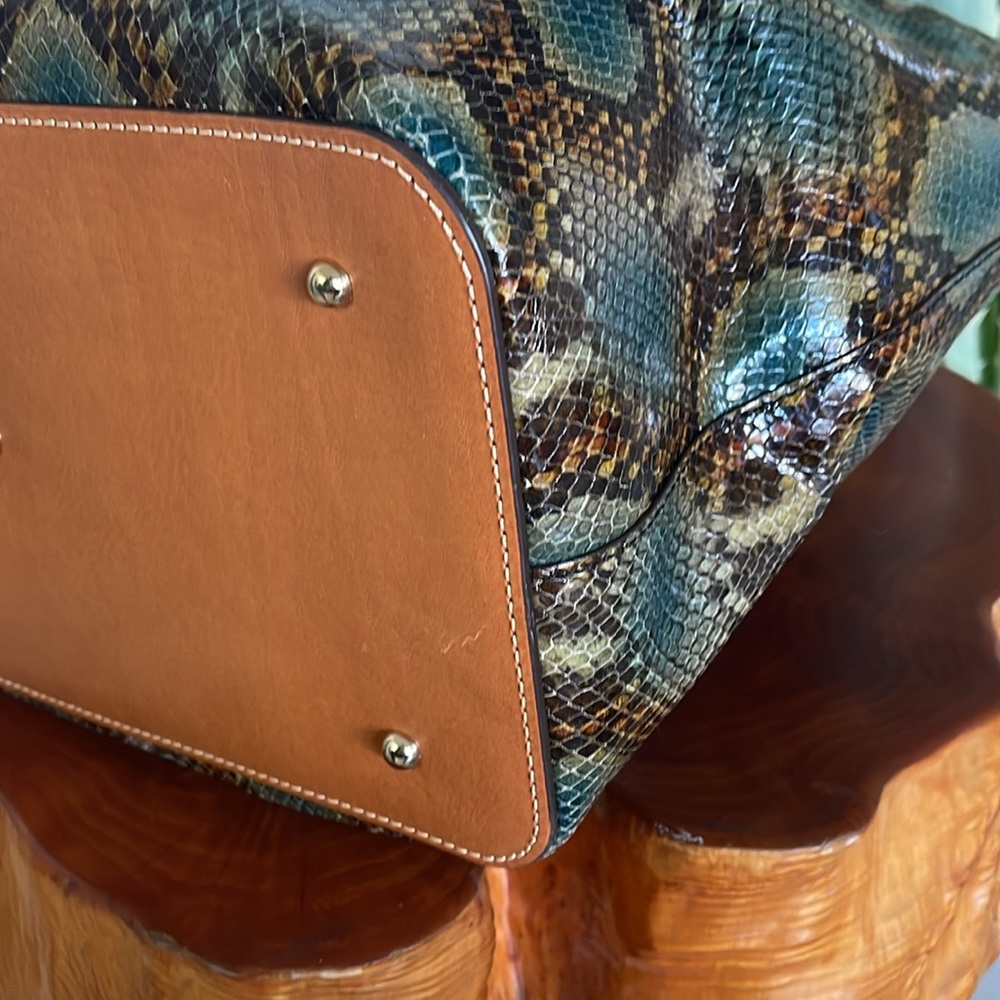 Dooney and Bourke Python Flynn Tote - Picture 8 of 13